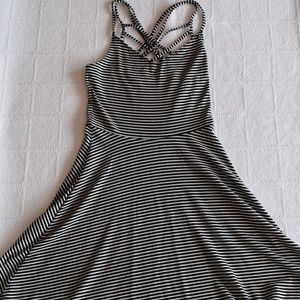 Hollister striped tank top dress
